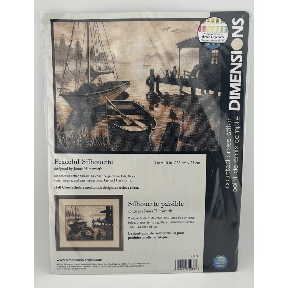 Dimensions - Peaceful Silhouette - Counted Cross Kit - 13" by 10" - NIB